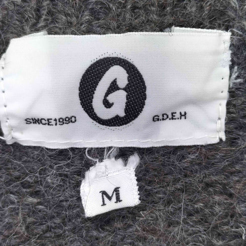 グッドイナフ GOODENOUGH アルパカ100 バイカラー クルーネック ニット セーター メンズ JPN:M